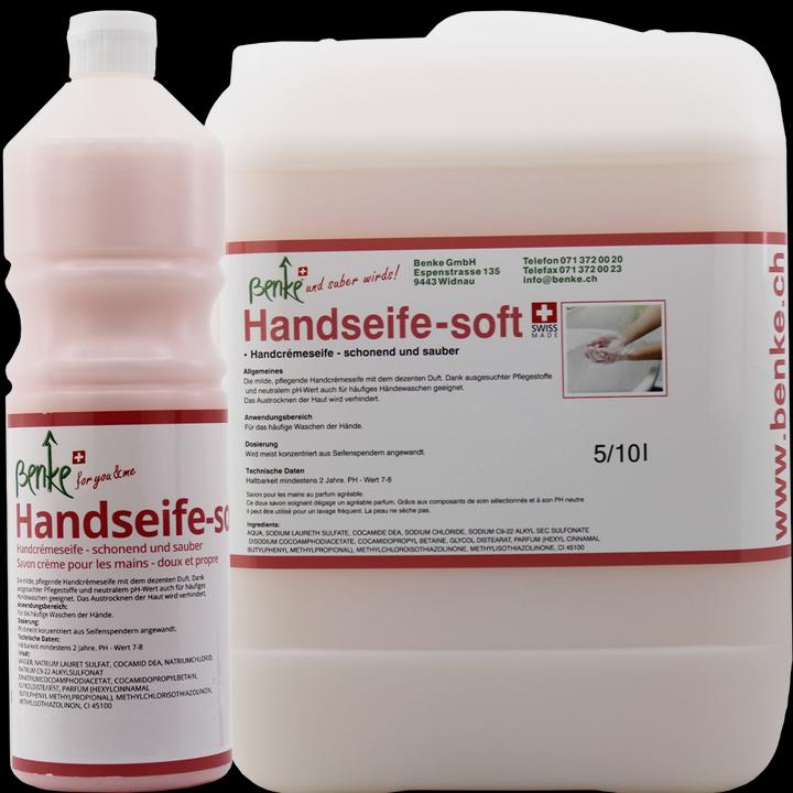 Produktbild Benke Handseife SOFT - schonend und sauber - 5 Liter (Flüssigseife, 5000 ml)