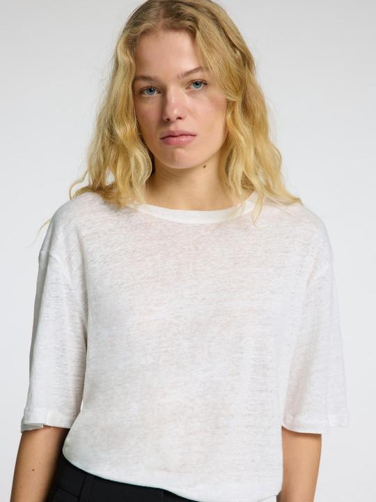 Image du produit Selected Femme T-shirt en lin (M)