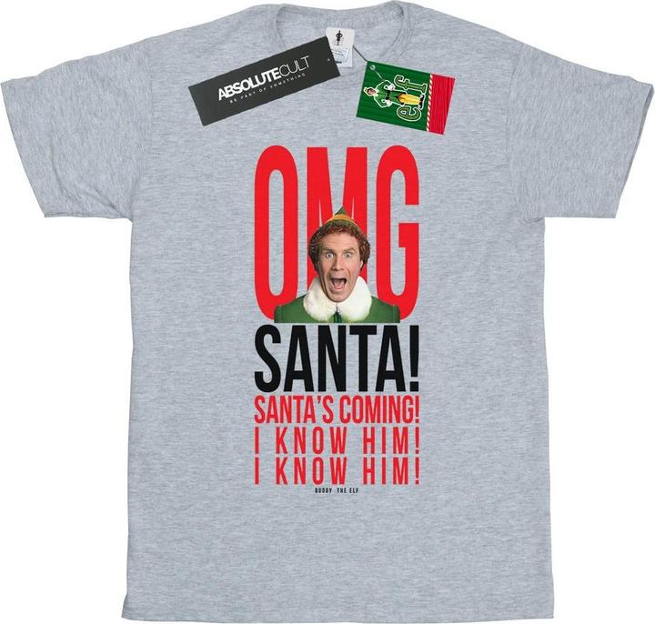 Produktbild Elf OMG Santa I Know Him TShirt (3XL)