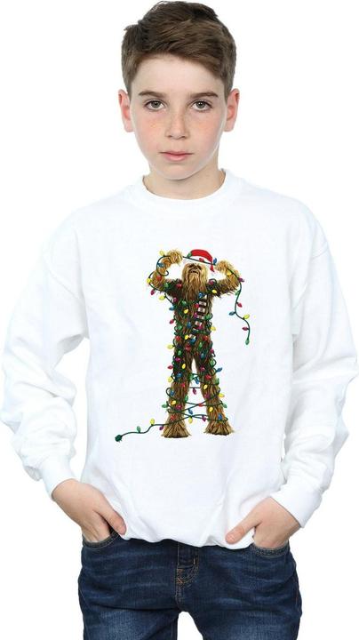 Immagine prodotto Star Wars Chewbacca Christmas Lights Felpa Ragazzi (152, 158)