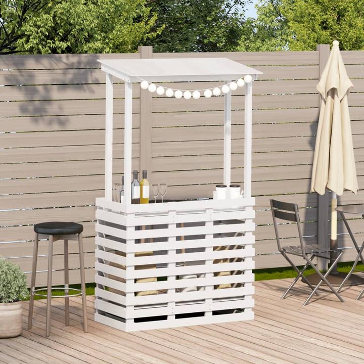 Actual product image VidaXL Garden bar with roof