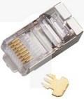 Actual product image Alantec Wtyk przelotowy RJ45 STP kat.6 (100szt.)