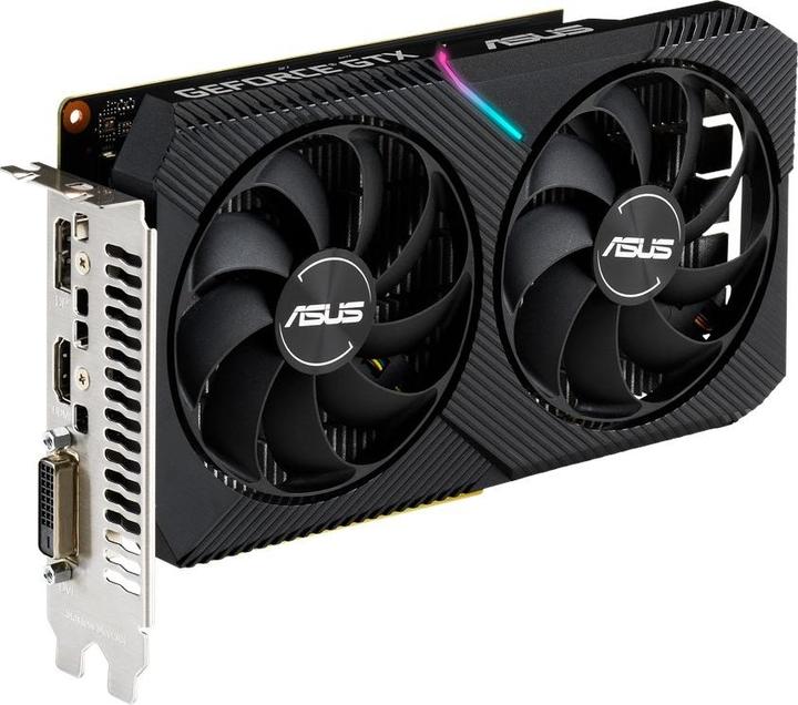 Actual product image ASUS Dual GTX1650-O4GD6 Mini,DVI,HDMI,DP,Active (4 GB)