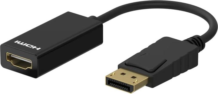 Produktbild Sinox DisplayPort™ - HDMI™ adapter. 0,1m. Sort (10 cm)