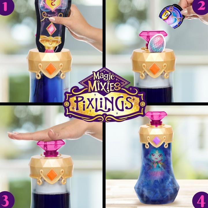 Actual product image Magni Magic Mixies Pixlings doll dragon turquoise