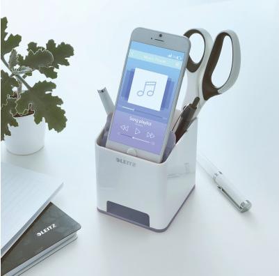 Actual product image Leitz WOW Sound pencil cup Duo Colour