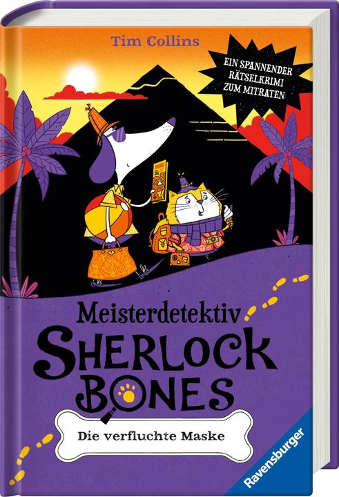 Produktbild Ravensburger Meisterdetektiv Sherlock Bones. Ein spannender Rätselkrimi zum Mitraten, Band 2: Die verfluchte (Deutsch, John Bigwood, Sarah Heidelberger, Tim Collins, 2024)