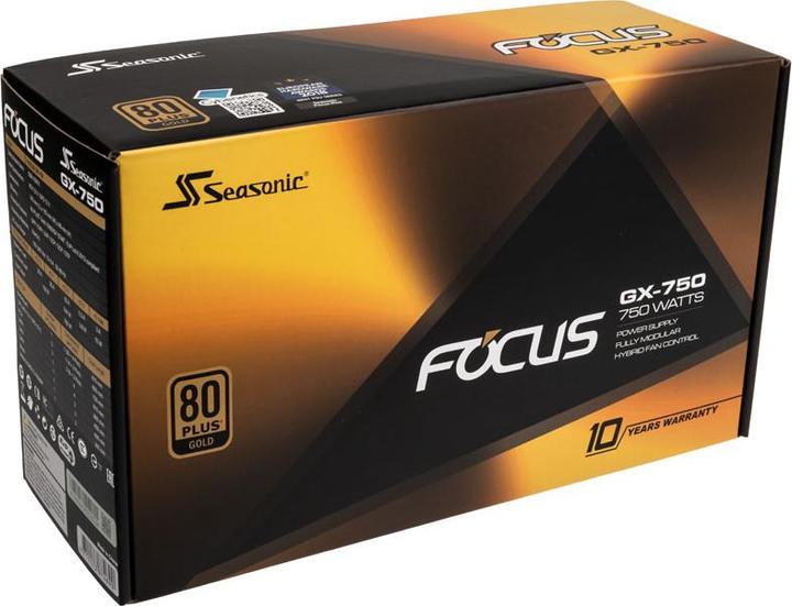 Actual product image Seasonic Focus GX (750 W)