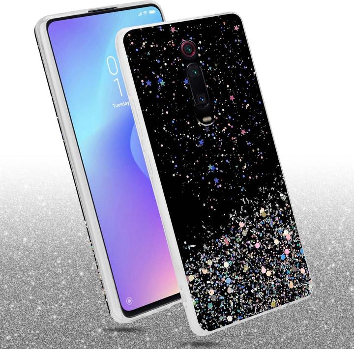 Immagine prodotto Cadorabo Custodia in TPU con glitter per Xiaomi Mi 9T / Mi 9T PRO / RedMi K20 / RedMi K20 PRO (Xiaomi Redmi K20 Pro, Xiaomi Redmi K20, Mi 9T Pro)