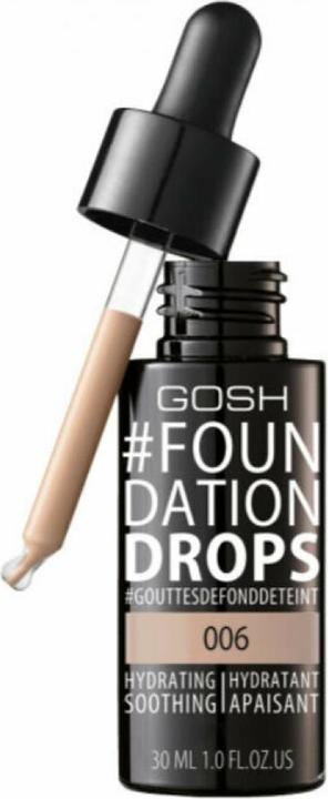 Actual product image Gosh #Foundation Drops (06 Tawney)