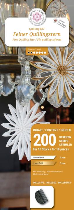 Immagine prodotto Papier+ideen Set per quilling "Fine Stars