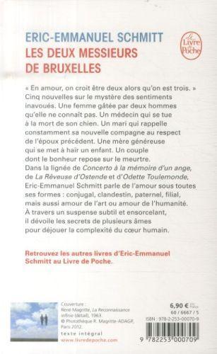 Produktbild Les deux messieurs de Bruxelles (Französisch, Eric-Emmanuel Schmitt, 2014)