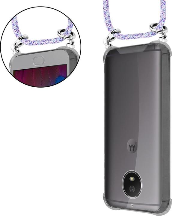 Produktbild Cadorabo TPU Handy Kette SILBER Cover