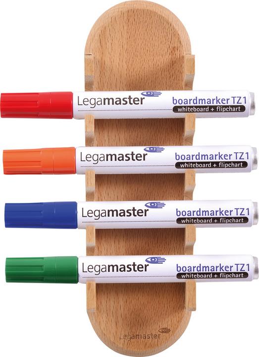 Immagine prodotto Legamaster Portapenne in legno bordo di vetro, marrone chiaro