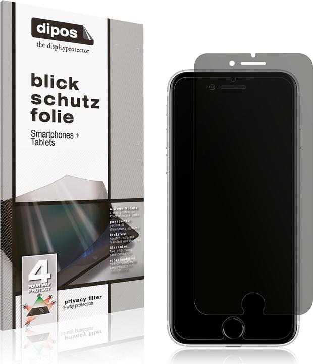 Image du produit Dipos Film de Protection d’écran 4-Way Privacy (1 pièce(s), Apple iPhone SE)