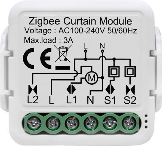Actual product image Netplus Smart Shutter Switch Module 1-channel Zigbee