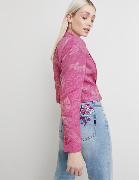 Produktbild Taifun Boleroblazer aus Jacquard-Qualität Blazer Langarm gefüttert (46)
