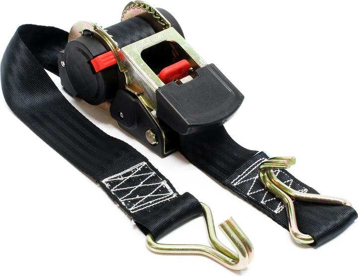 Immagine prodotto Wiltec Cinghia di ancoraggio automatica 3m 50mm 750daN PES a cricchetto auto-retrattile