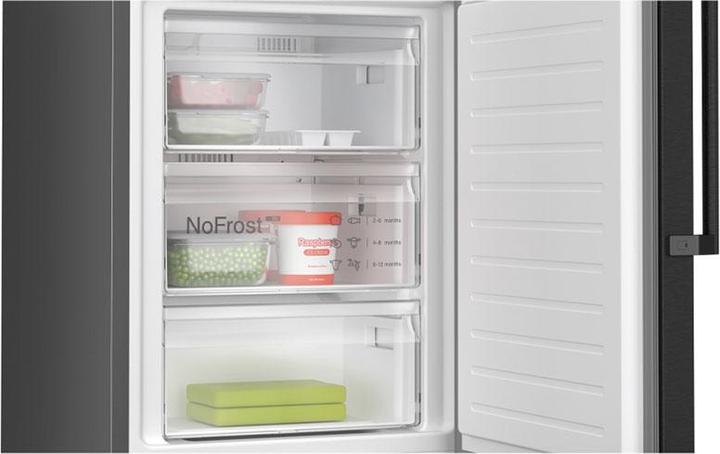 Actual product image Bosch Hausgeräte Series 4, Freestanding fridge-freezer combination with freezer section below, 203 x 60 cm (363 l)