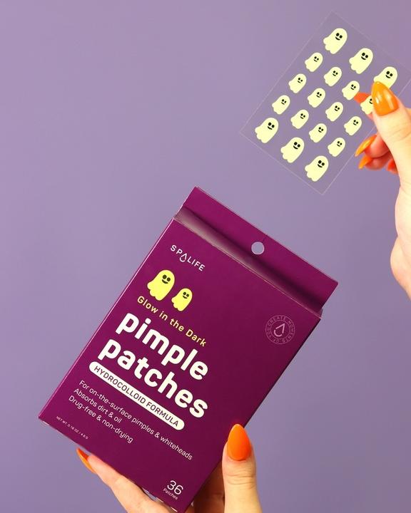 Actual product image SpaLife Leuchtende Ghosts Pimplepatch gegen Akne