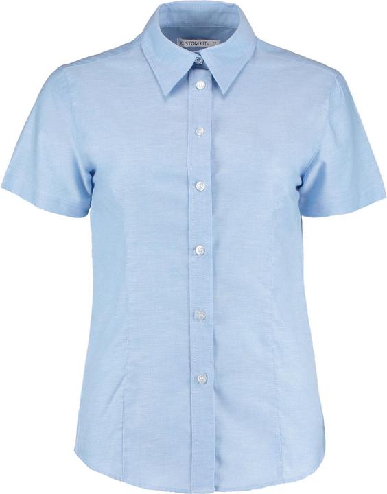 Kustom Kit Deman Kurzarm Workwear Oxford Bluse