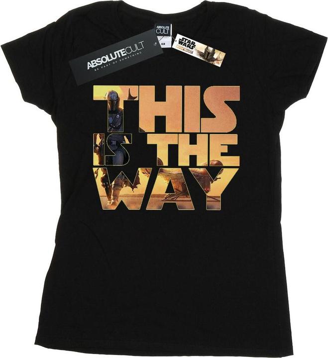 Produktbild Star Wars The Mandalorian The Way Poster Text TShirt (S)