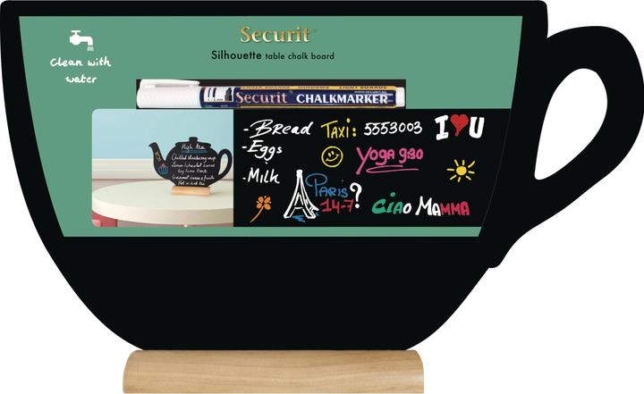 Produktbild Securit Silhouette Cup (Wandtafel, 44 x 29 cm)