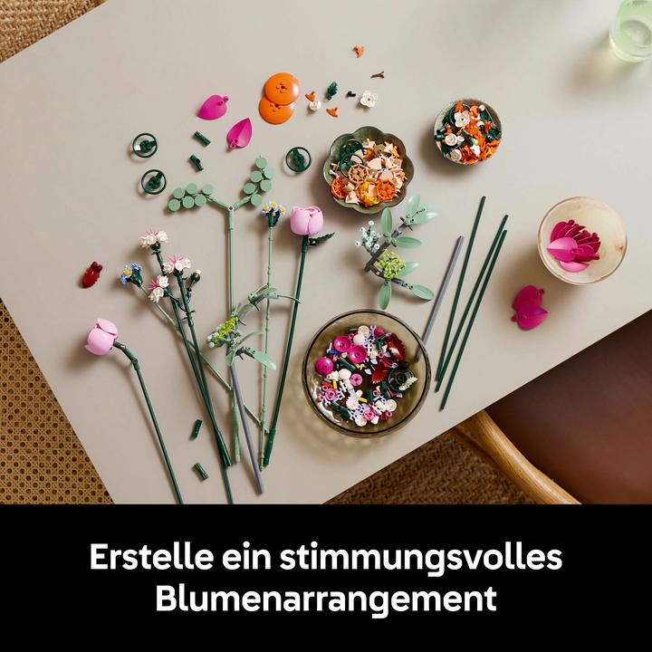 Produktbild LEGO Schöner Rosafarbener Blumenstrauss (10342, LEGO Botanical, LEGO Icons)