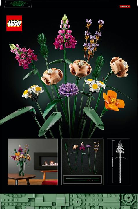 Actual product image LEGO Bouquet (10280, LEGO Botanical, LEGO Icons)
