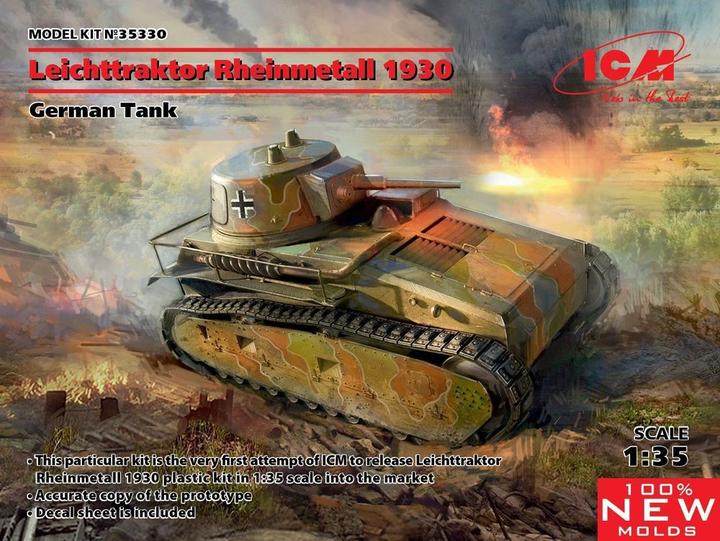 Produktbild ICM Leichttraktor Rheinmetall 1930,GermanTan