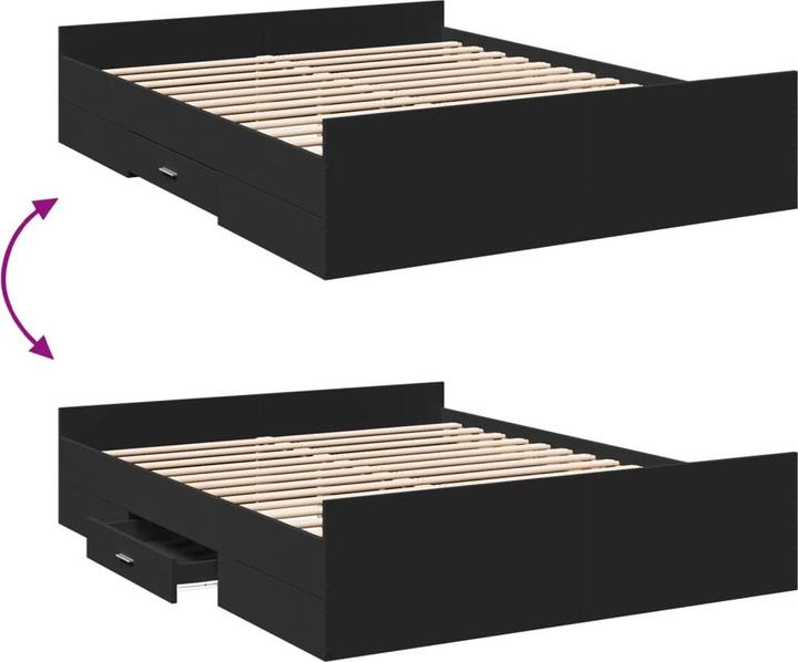 Produktbild VidaXL Bettgestell mit Schubladen (160 x 200 cm)