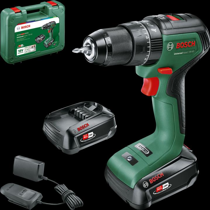 Productafbeelding Bosch Home & Garden UniversalImpact 18V-60 (Oplaadbare batterij)