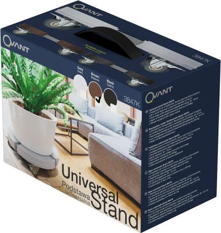 Actual product image Qvant UNIVERSAL FOOT ADJUSTABLE ROLLERS 3847K Air Conditioner Accessories Bracket for Air