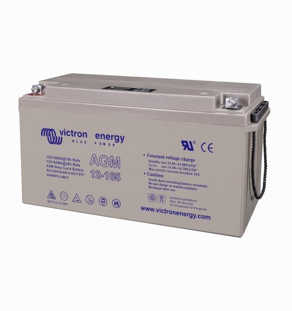 Actual product image Victron Energy AGM Deep Cycle Battery 12V/165Ah (12 V, 165 Ah)
