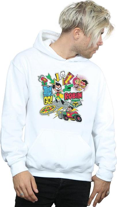 Produktbild Teen Titans Go Robin Montage Kapuzenpullover (S)