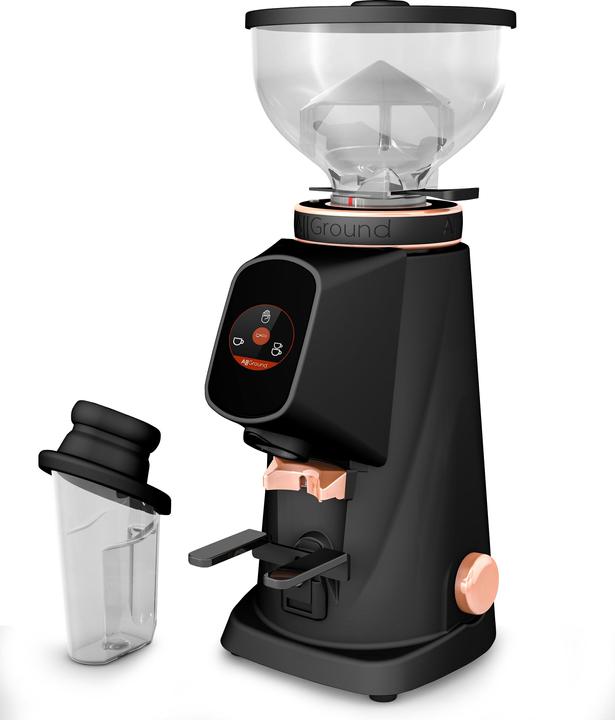 Produktbild Fiorenzato AllGround Kaffeemühle Vantaschwarz Rosegold, 230V Schuko EU (EU-Stecker)