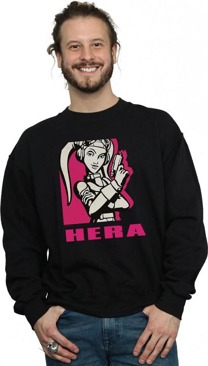 Actual product image Star Wars Mens Rebels Hera Sweatshirt (S)