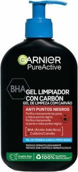 Produktbild Garnier Pure Active Charcoal Face Cleansing Gel 250ml (Gel, 250 ml)