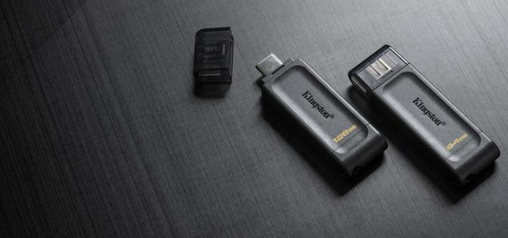 Actual product image Kingston DataTraveler 70 (128 GB, USB-C, USB 3.2)