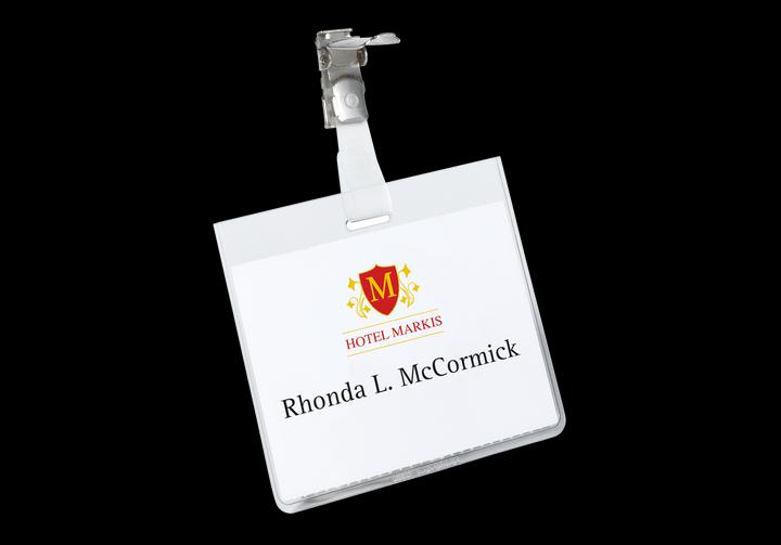 Image du produit Durable Pince pour porte-nom 90 x 60 mm