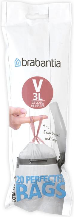 Brabantia PerfectFit Kehrichtsack V 3 Liter (20 x, 3 l)