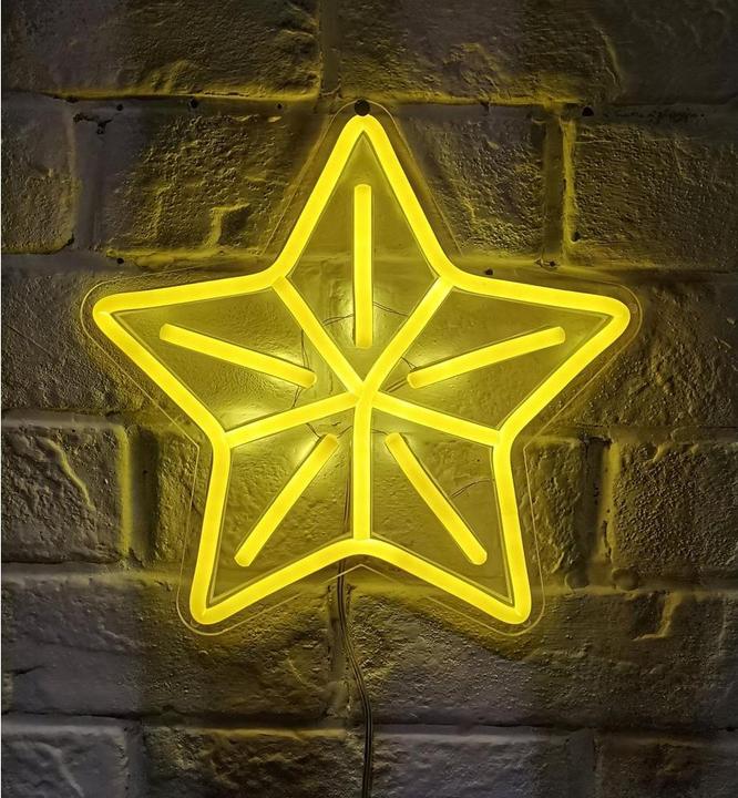 Immagine prodotto Vegas Lights LED decorazione luce al neon segno stella di Natale 23 x 22 cm