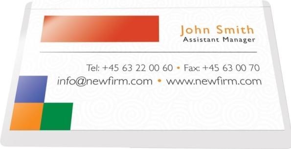 Produktbild Antalis Magnettasche 6x9cm für Visitenkarten offen lange Seite 50Stk/Packung - (50 Stk.)