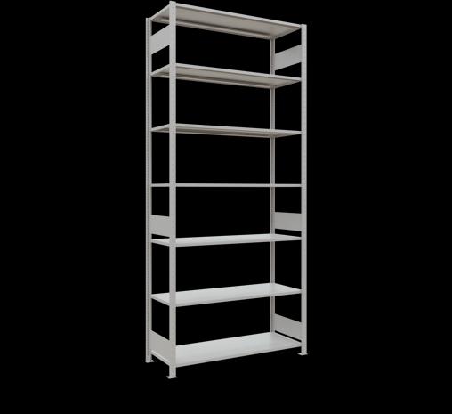 Image du produit Schulte Lagertechnik Système d'étagères de base MULTIplus150 sans boulons avec longerons.