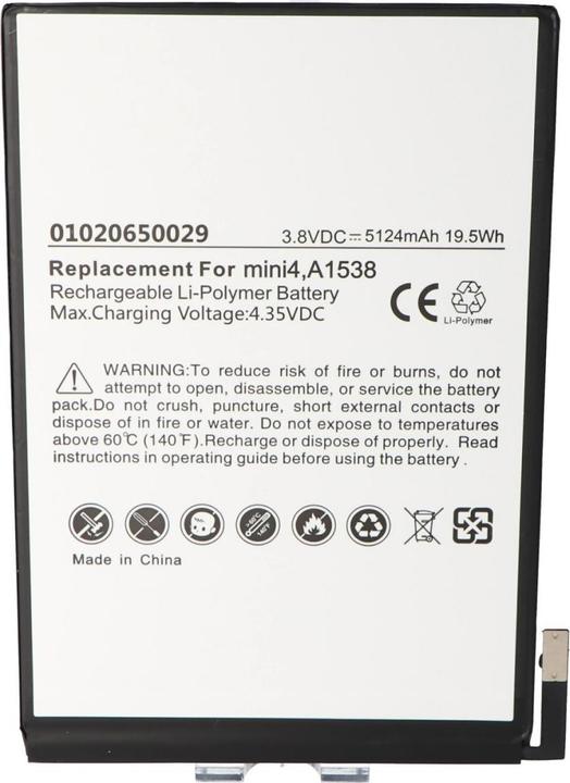 Produktbild AccuCell Akku Apple iPad mini 4, A1538, A1550, 020-00297