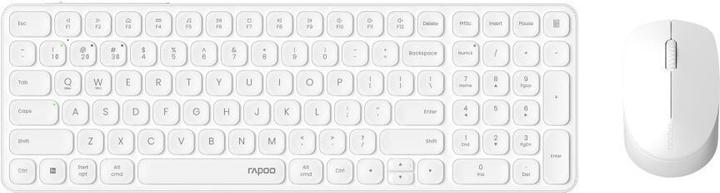 Produktbild Rapoo Kabelloses Multimodus-Deskset 9710M, QWERTZ, weiss (00228038) (DE, Kabellos)