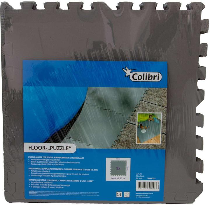 Colibri Tapis puzzle grn, set  9 pcs.