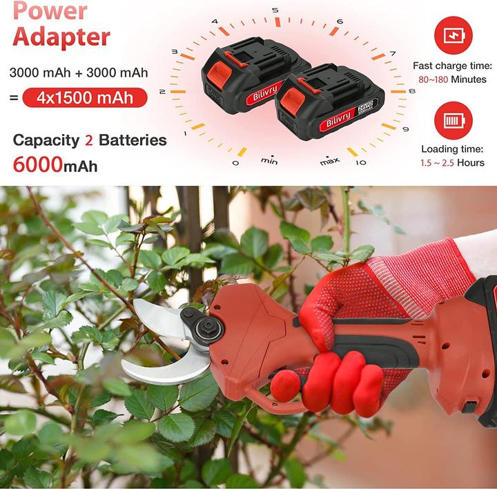 Actual product image Bilivry Battery pruning shears 24V