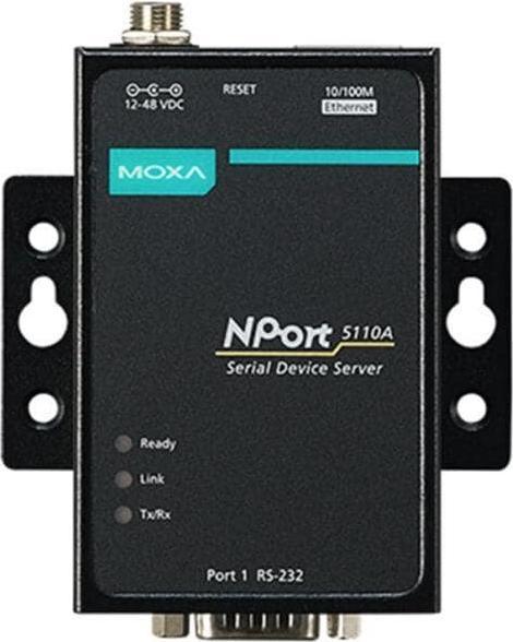 Actual product image Moxa NPort 5110A - device server - 100Mb LAN