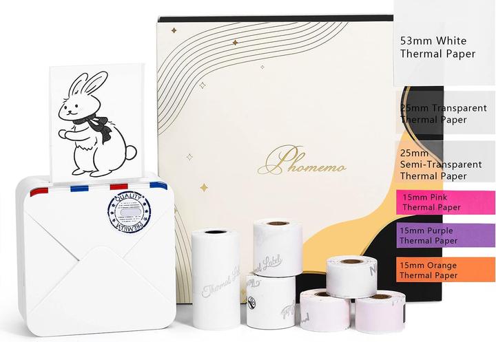 Image du produit Phomemo M02S (Transfert thermique, Noir et blanc)